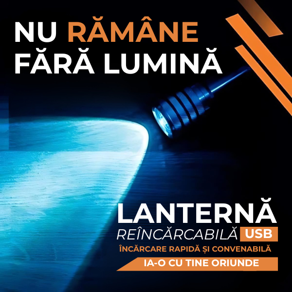 CUMPĂRĂ 1 ȘI PRIMEȘTI 2 – Lanternă Tactică Titanium Pro